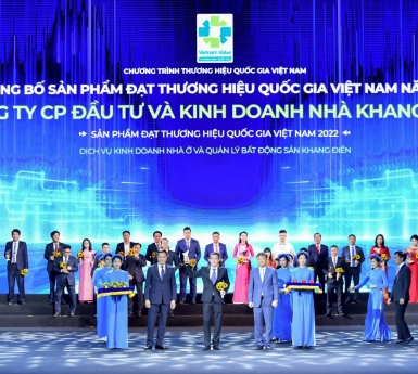 Khang Điền (KDH) Được Công Nhận Thương Hiệu Quốc Gia Việt Nam 2022